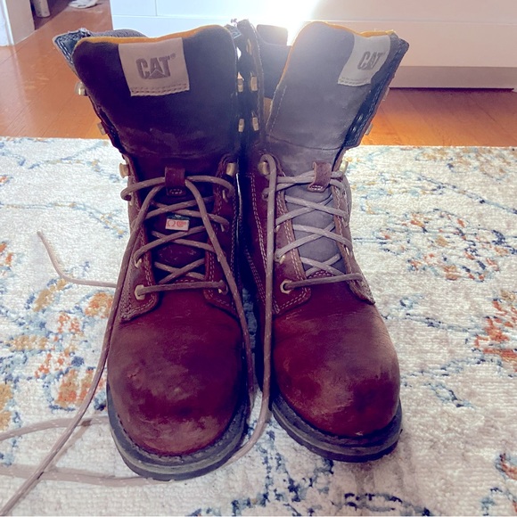 Women’s CAT work safety steel toe boots size 7.5 - Picture 7 of 7